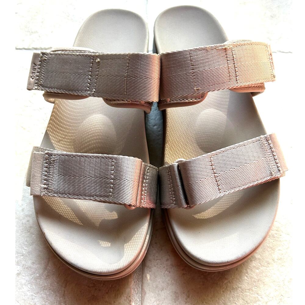 ABEO Jewel Metatarsal Sandals Platform Comfort Slip On Silver Gray Womens 11